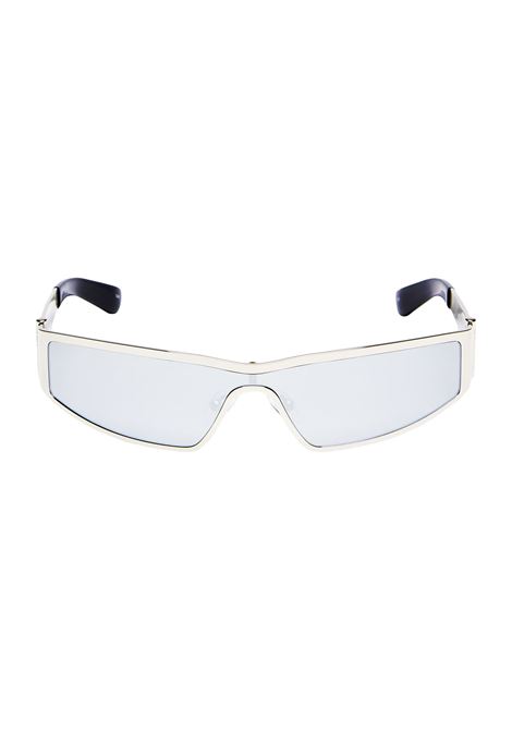Occhiali Da Sole In Metallo stile Duemila in Argento Chiaro ALEXANDER MCQUEEN | 821679-I33101273